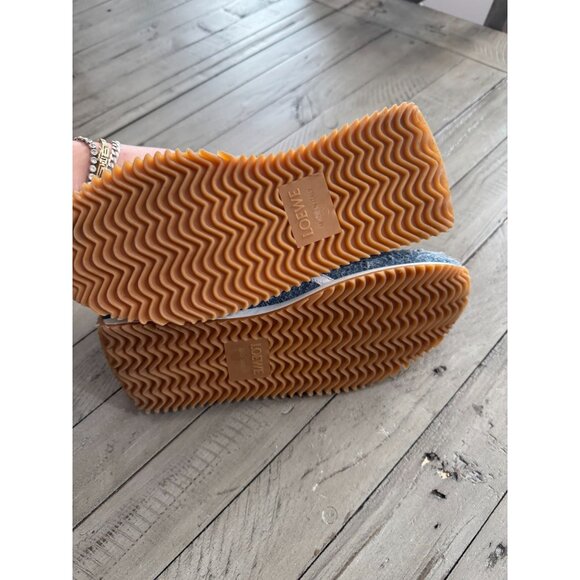 LOEWE Flow Runner Raw Denim Sneakers Size 38 8 NWOB! - Picture 11 of 11